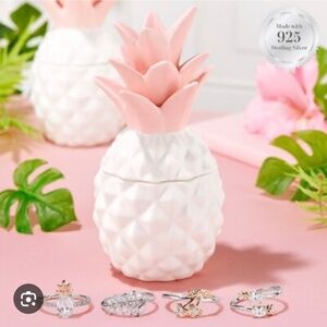 Pineapple Jar Candle + Ring🍍🕯️
